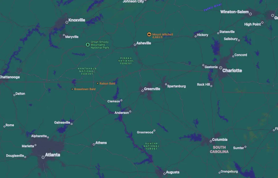 Map to Beyond Limits Health holistic health services in Greenville, SC